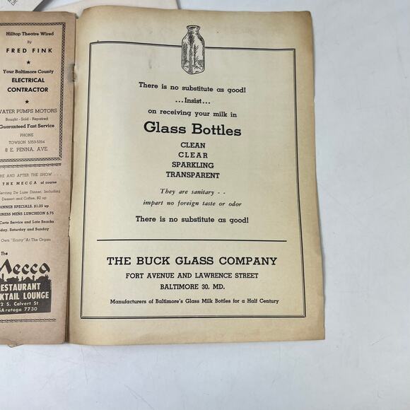 Lot Of 3 Vtg Theater Programs 1949 Hilltop Theatre Life With Father Tiger Gates - Picture 7 of 11
